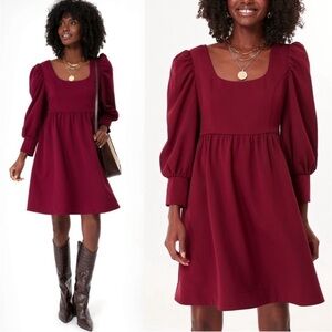 Pomander Place Burgundy Dress